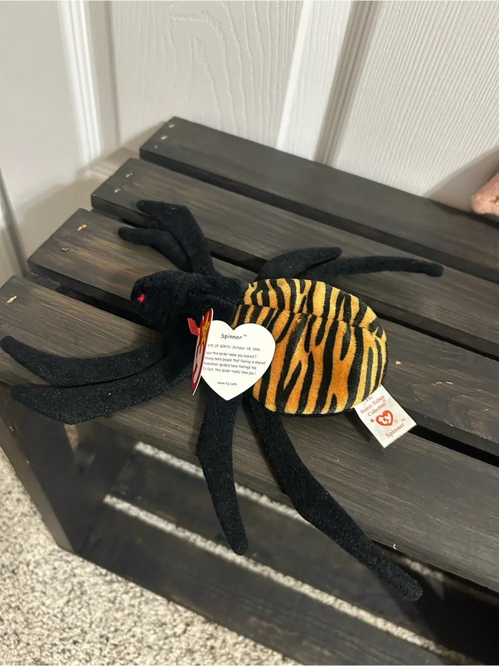 Holiday TY Beanie Babies NWT Gobbles, Spinner, and Batty